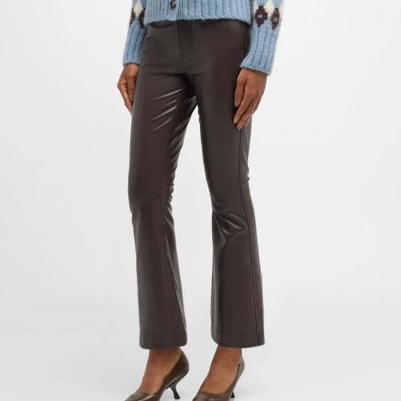 Veronica Beard Pants - Veronica Beard Carson High-Rise Ankle Flare Dark Chocolate Pants NWT 27
